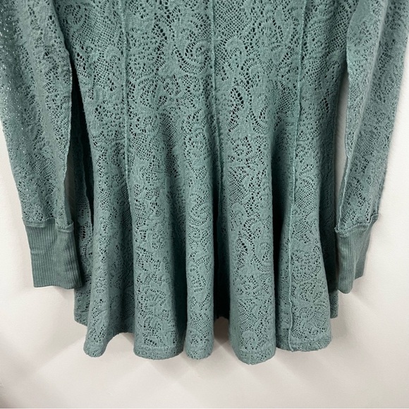 Free People Coffee in the Morning Knit Tunic Mini Dress - Picture 7 of 16